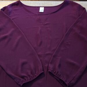 Terra & Sky Plum Women's Blouse